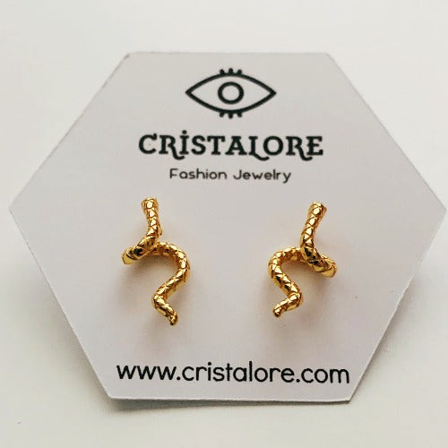 Cleopatra’s Asp Earrings Cristalore