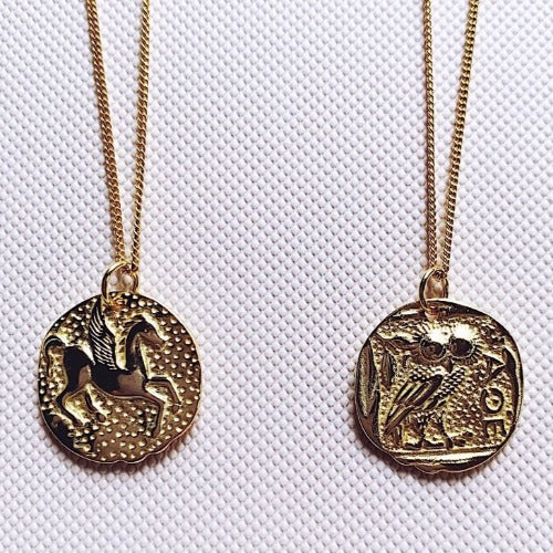 Olympus Coin Necklace Cristalore